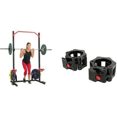 Sunny Health & Fitness Power Zone SF-XF9931 Squatting Position + Shark Clamp Lock Collar NO. 076