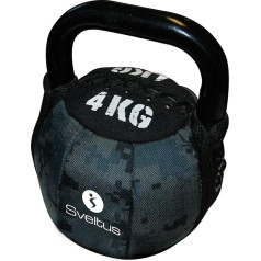 sveltus Soft kettlebells, melns, 4 kg