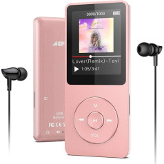 AGPTEK MP3 grotuvas A02T, 16gb