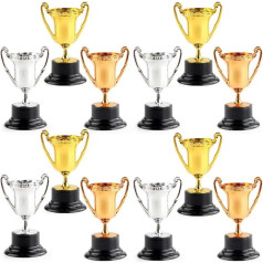 HLUONGTN plastmasas trofejas, rotaļu zelta, sudraba un bronzas trofejas, sporta balvu rekvizīti