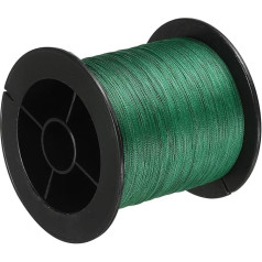 PATIKIL 547 Yard/1640 FT PE makšķerēšanas aukla, 7 lb monošķiedras aukla ar fluoroglekļa pārklājumu DIY amatniecības piekaramo rotājumu, zaļa krāsa