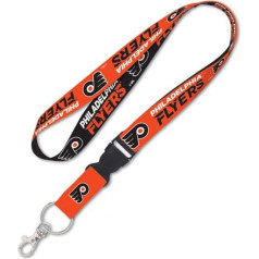 WinCraft Philadelphia Flyers Premium lanyard atslēgu piekariņš, 1 collas plats