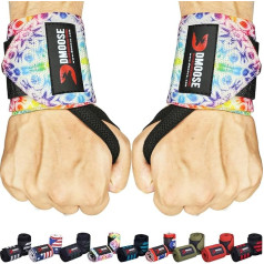 DMoose Powerlifting Wrist Wraps (Championship Grade) I 18