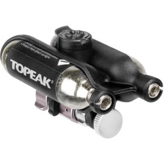 Topeak Fuelpack Ninja CO2 komplekts sportam un brīvā dabā - melns, 10 x 8 x 12 cm