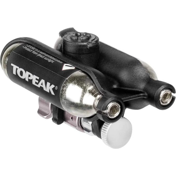 Topeak Fuelpack Ninja CO2 komplekts sportam un brīvā dabā - melns, 10 x 8 x 12 cm