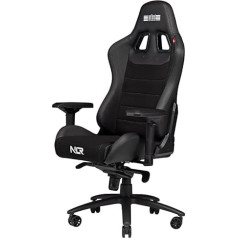 Next Level Racing Pro spēļu krēsls Black Leather & Suede Edition