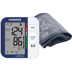 visomat 24027 comfort eco - Oberarm Blutdruckmessgerät, vollautomatische und sichere Blutdruckmessung, validierte Messgenauigkeit, Hersteller mit über 40Jahren Erfahrung, 1 Stück (1er Pack)