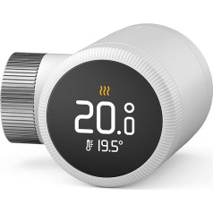 tado Smart Radiatoru termostats X, apkures vadība, izmantojot lietotni un viedo skaļruni (Alexa, Siri, Google Assistant), ietaupa enerģiju un izmaksas, DIY uzstādīšana, nav saderīgs ar tado° V3+