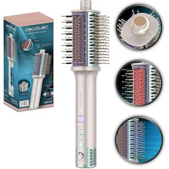 Cecotec Ceramiccare Allin1 Air Brush, veidošanas birste, matu žāvētājs, gludinātājs, daudzfunkcionāla birste, 4-in-1, BLDC motors 1500 W, 3 gaisa plūsmas virzieni, jonu tehnoloģija