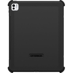 OtterBox Defender futrālis iPad Pro 13 collu (2024), īpaši izturīgs aizsargvāciņš ar iebūvētu ekrāna aizsargu, 2X militāri testēts, melns