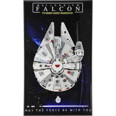 Lego Star Wars Millennium Falcon fotorāmis 75257 75257 75 x 45 cm