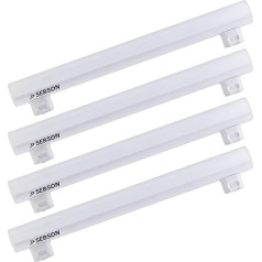 SEBSON LED spuldze S14S 30 cm 4 W aizvieto 35 W kvēlspuldzi 400 lm silti balta LED līnijspuldze 150° Pack of 4