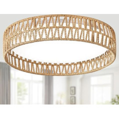 DIHUA LIGHTING LED griestu gaisma rotangpalmas dzīvojamās istabas lampa Dimmable 36 W 43 cm rotangpalmas griestu gaisma guļamistabai dzīvojamā istaba gaitenis ēdamistaba