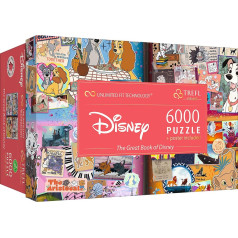 Mīklu 6000 elementu disney burvju pasaku grāmata