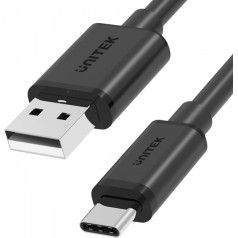 Kabelis usb-c - usb-a 2.0; 2m; m/m; c14068bk