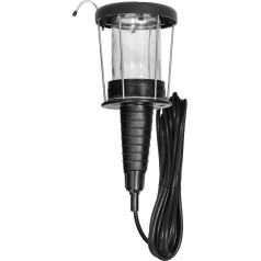 Darbnīcas lampa E27, max.60W, IP20, stikla difuzors