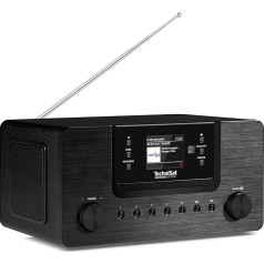 TechniSat DIGITRADIO 570 CD IR - Stereo DAB+ interneta radio (CD atskaņotājs, Wi-Fi, FM, Bluetooth audio straumēšana, Spotify, USB, modinātājs, Wifi straumēšana, AUXin, ekvalaizeris, tālvadības pults, 2 x 5 W)