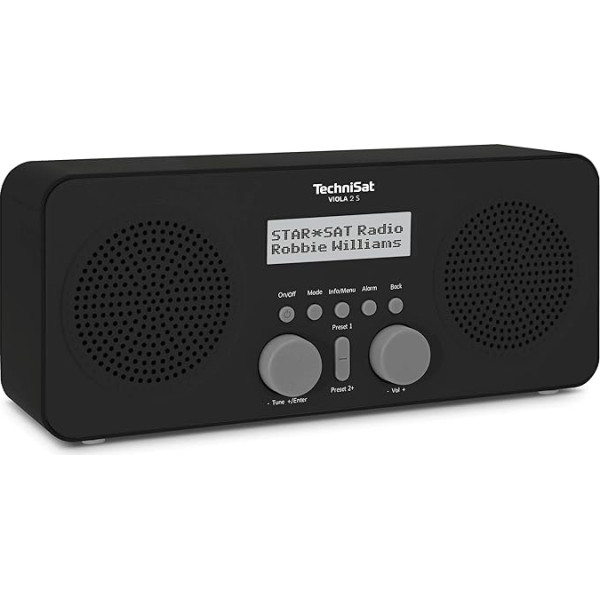 TechniSat Viola 2 portatīvais interneta radio (DAB+, FM, WiFi, austiņu ligzda)