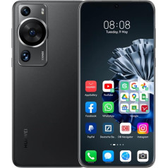 HUAWEI P60 Pro Ultra Lighting XMAGE kamera, 8GB+256GB, 4815mAh augstas veiktspējas akumulators, Google Apps, pieejams ar GBox, melns