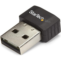 StarTech.com USB Wi-Fi adapteris - AC600 - Dviejų juostų belaidis adapteris - 1T1R 802.11ac Wi-Fi adapteris - 2,4 GHz / 5 GHz