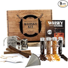 L&G® Personal Whisky Spice Discovery Set - ekskluzīvs DIY komplekts vīriešiem / sievietēm, oriģināla dāvanu ideja Ziemassvētkiem, dzimšanas dienai, Valentīndienai, neaizmirstamiem piedzīvojumiem mājās.