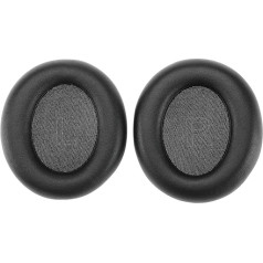 eMagTech 1 pāra austiņu spilventiņi, kas saderīgi ar Anker Soundcore Life Q30 Q35 Protein Leather Foam Ear Pads Soft Earphones Cover Pads Black