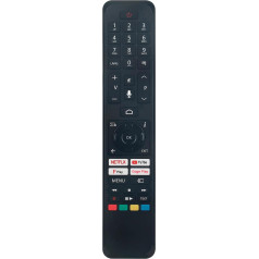 VINABTY RC45161 Rezerves balss tālvadības pults saderīga ar Toshiba TV HD LED LCD Smart TV 24WA2063DA 55UA2B63DG 58UA2B63DB 65QA4C63DG 65UA3A63DB