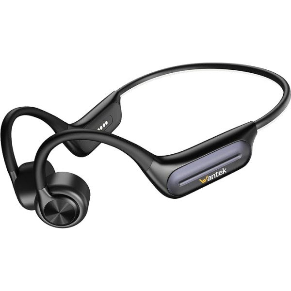 Wantek Bone Conduction austiņas Bluetooth 5.3 bezvadu atvērtās ausu austiņas IP68 ūdensizturīgas pret sviedriem peldēšanas austiņas Iebūvēts 32GB MP3 atskaņotājs, droši piemērotas sportam, skriešanai