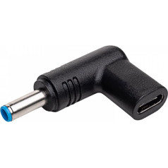 Adaptera kontaktdakša hp universālā barošanas bloka kontaktdakša ak-nd-c09 usb-c / 4,5 x 3,0 mm pin hp