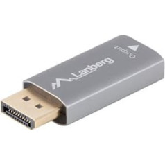 Displayport(m)- hdmi(f)8k adapteris sudraba krāsā