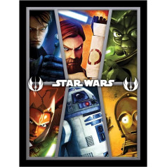 Pyramid International Star Wars Clone Wars Collector's Edition Framed Print 30cm x 40cm Official Merchandise