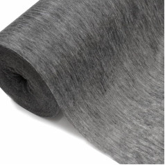 JPstraps - Fliselin Fuse Single Sided Non Woven Interface for Crafts, Sewing, Crafts, Patchwork, Repair, Quilting (Grey, 500cm x 150cm) JP-ENTR-BOR10