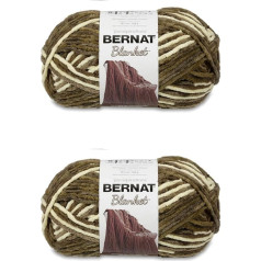 Bernat Blanket Gathering Moss dzija - 2 iepakojumi pa 300g - Poliesters - 6 Super Bulky - 220 metri - Adīšana / tamborēšana