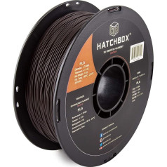 HATCHBOX 1,75 mm brūns 731C PLA 3D printera pavediens - 1 kg ruļļa - izmēru precizitāte +/- 0,03 mm