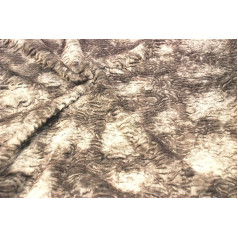 Super luksusa mākslīgās kažokādas auduma materiāls - GREY Persian Ast Rakan