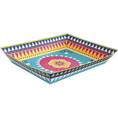 Unique Party 73447 - Boho fiesta papīra paplāte