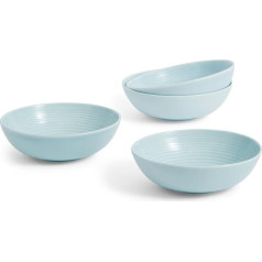 Royal Doulton ekskluzīvi Gordon Ramsay labības bļodas Maze Blue, 4 gab., komplekts