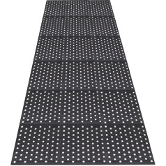 Nisorpa Gumijas durvju paklājs Heavy Duty iekštelpu āra 90x210cm pret nogurumu grīdas aizsardzības paklājs Drenāžas durvju paklājs Neslīdošs rūpniecībai Restorāns Vannas istaba
