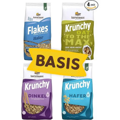 Barnhouse Krunchy Basic Bavārijas bioloģiskie kraukšķīgie musli no Bavārijas