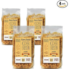 Mill & Folks Easy Pasta Chickpeas Pasta FusillI 4 x 200 g Vegan & Gluten Free