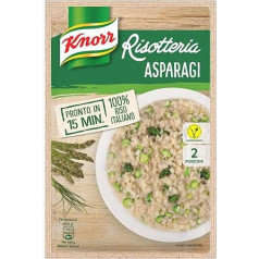 Knorr Risotto Asparagi Rīsi ar sparģeļiem 175 g 100% Itāļu gatavs ēdiens Rīsu ēdieni Iepakojumā 15 gab.