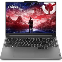 Lenovo Legion Slim 5 spēļu klēpjdators | 16 collu WQXGA 16:10 displejs | 165 Hz | AMD Ryzen 7 7435HS | 16 GB RAM | 1 TB SSD | NVIDIA GeForce RTX4070 TGP 140 W | G-Sync | Win11 Home | QWERTZ | Grey | AI Chip LA1