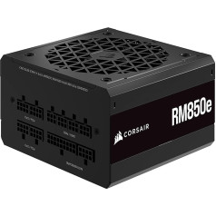 Corsair RM850e (2023) Pilnībā modulārs ATX barošanas bloks ar zemu trokšņa līmeni - saderīgs ar 3.0 un PCIe 5.0 - 105°C kondensatori - 80 Plus Gold efektivitāte - moderns gaidīšanas režīma atbalsts - melns
