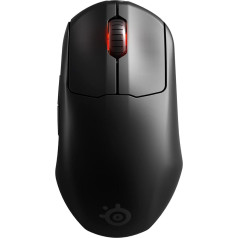 SteelSeries Prime Wireless - bezvadu spēļu pele - 100 stundu akumulatora darbības laiks - TrueMove Air optiskais sensors ar 18 000 CPI - magnētiskais optiskais slēdzis