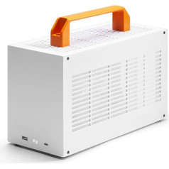 SGPC Itx Mini korpuss - jauns K49 (tērauda)/Upgradēta K55 versija, saderīgs ar GPU, 2 rokturi, ventilējama apmale - 2 tērauda un 1 akrila sānu paneļi/6L mazs Itx korpuss