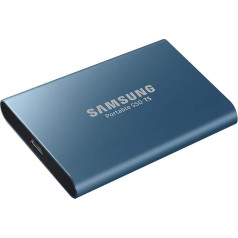 Samsung portatīvais SSD T5, USB 3.1, līdz 540 MB/s, Ocean Blue, 500 GB