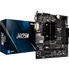 ASRock MB J4125M Intel J4125 CPU M-ATX DVI/HDMI DDR4 Mazumtirdzniecība, 90-MXBCA0-A0UAYZ