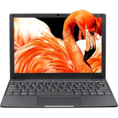 LONGEVINCE 10,1 collu mini klēpjdators skolai un darbam, viegls un pārnēsājams, Celeron N4020, 8 GB RAM, 960 GB SSD, klēpjdators ar Windows 11 Pro, C tipa (960G)