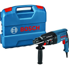 Bosch Professional Bohrhammer GBH 2-26 (jauda 830 Watt, SDS-Plus Werkzeugaufnahme, inkl. Tiefenanschlag, Zusatzhandgriff, Maschinentuch, Handwerkoffer)