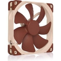 Noctua NF-A14 FLX Premium klusais ventilators 3 kontakti (140 mm, brūns)